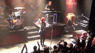 Delain - Intro - Mother Machine - Stay Forever (cut) LIVE at the Hedon Zwolle 9 November 2012