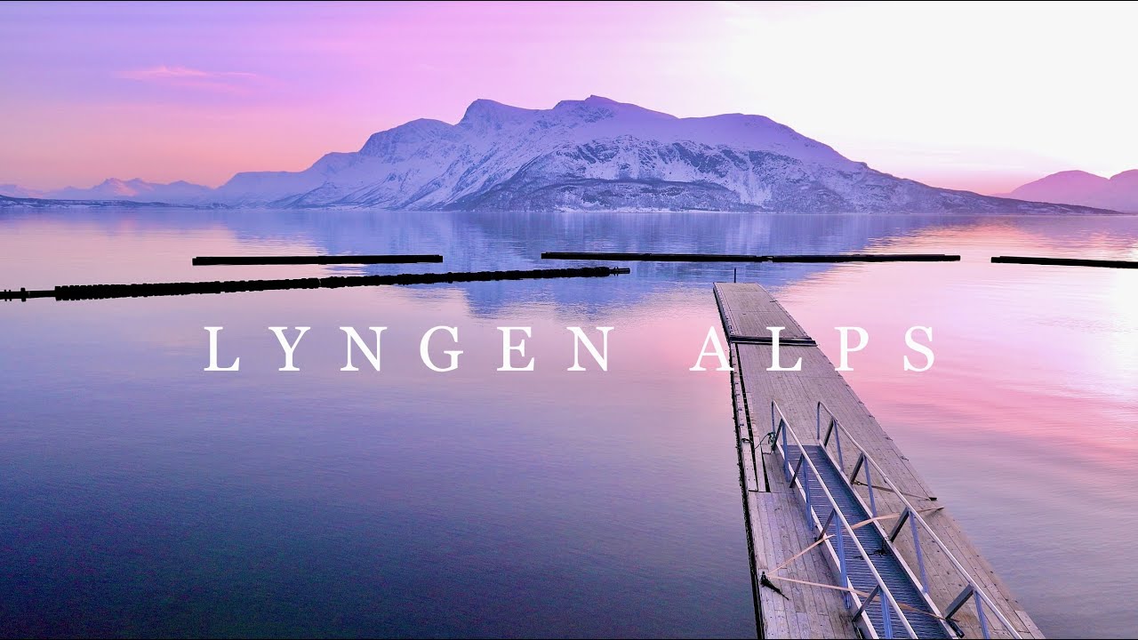 Discover a fascinating glimpse of Lyngen Alps.