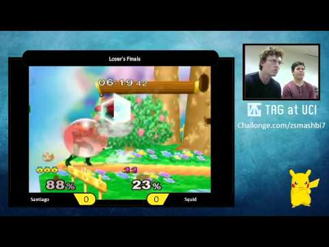 ZSB7 Losers Finals - Santiago (Sheik) vs Squid (Falco) - SSBM