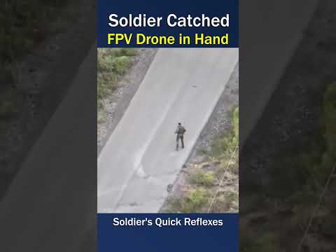 Brave Soldier Catches FPV Drone – A Fatal Decision