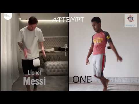 MESSI !!! I CHALLENGED HIM