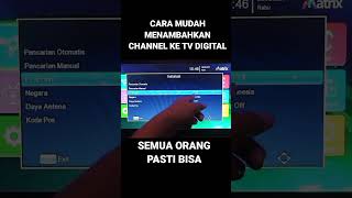 Download lagu How to Add Digital TV Channels Automatically #shorts mp3