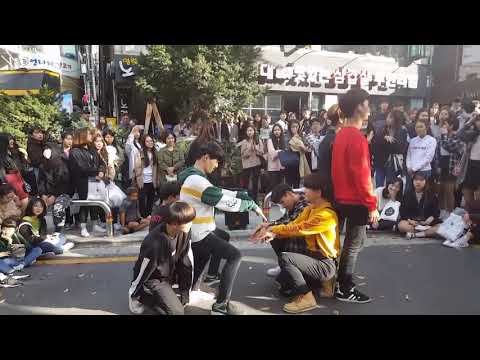 171022 Sparky - 스파키 ⚡ 'Energetic (에너제틱)'  Wanna One (워너원) 홍대 버스킹, 댄스팀, Hongdae dance team