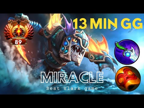 Best Slark Game ever Miracle played