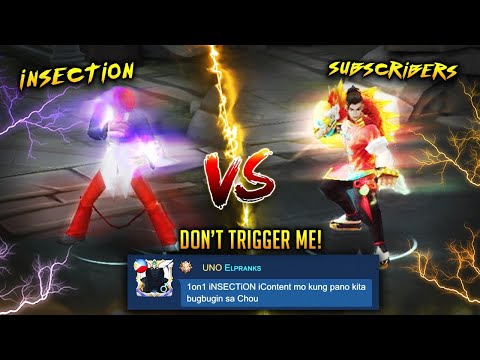 iNSECTiON 1vs1 CHOU FREESTYLE Highlights [PART2] | Don’t Triggered iNSECTiON!! | MLBB