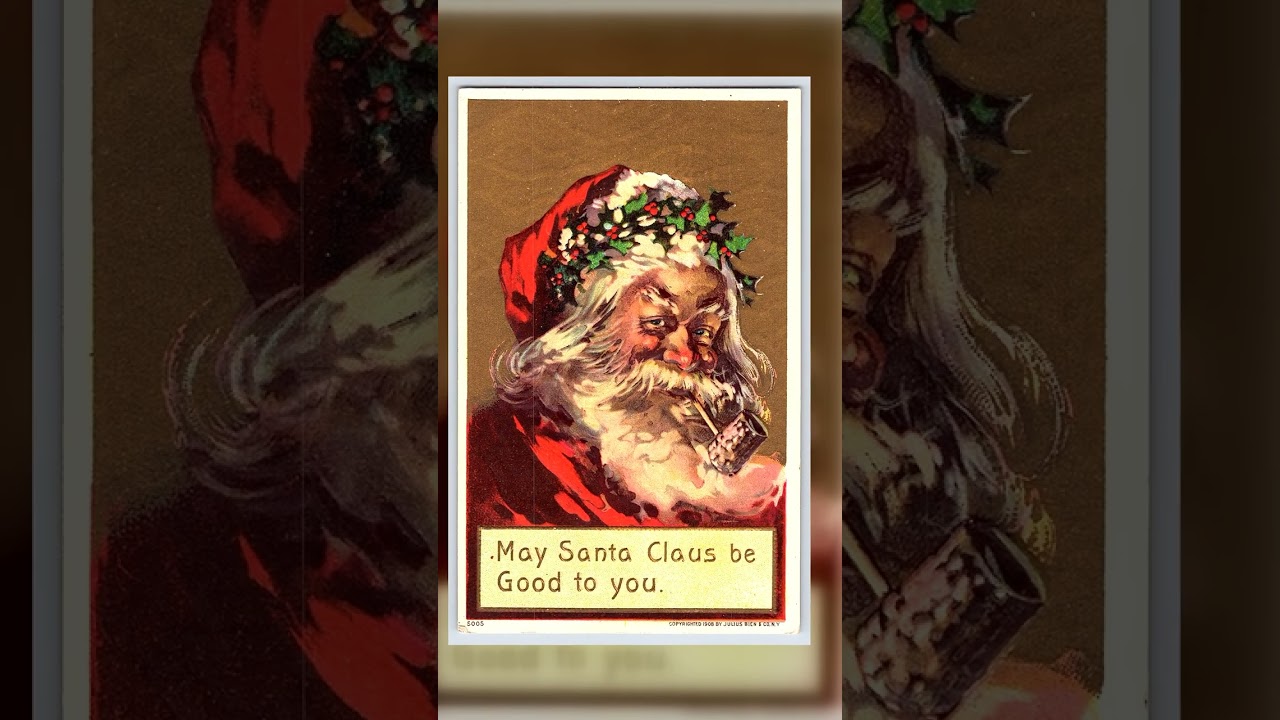 Julius Bien & Co., Divided Back, Santa Claus, 1908 Video