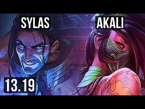 SYLAS vs AKALI (MID) | 70% winrate, Legendary | TR Challenger | 13.19