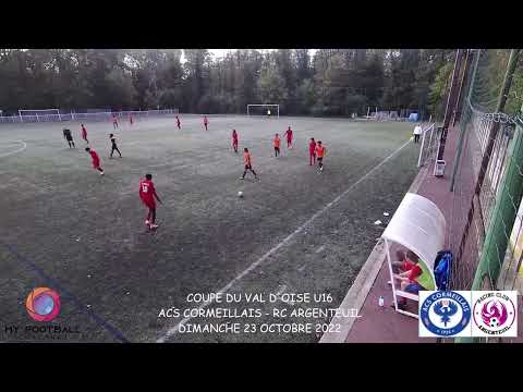DIMANCHE 23 OCTOBRE CVO U16 ACS CORMEILLAIS RC ARGENTEUIL LE MATCH