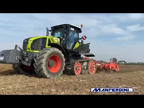 Demo Manferdini Claas Axion 960 TerraTrac. Pure Traction.
