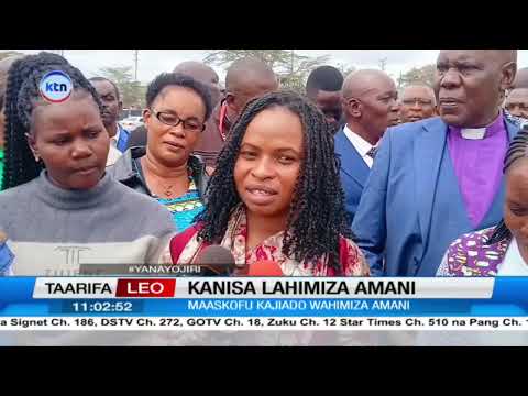 Kanisa lahimiza amani kati ya serikali na vijana wa Gen Z