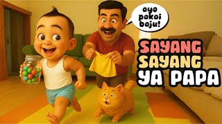Download lagu Sayang Sayang Ya Papa 👶✨ | Lagu Anak Lucu dan Edukatif | The Dovi Family mp3
