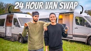 WE TRADED VANS FOR 24 HOURS (whose tiny home on wheels is better?) - YouTube