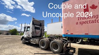 How to Uncouple and Couple Tractor Trailer 2024