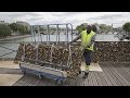 'Love locks' removed from Paris bridge