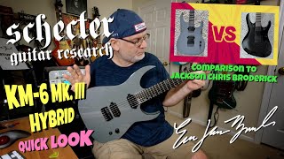 Video thumbnail for Schecter KM-6 Mk. III Hybrid Quick Look by Eric Jason Brock