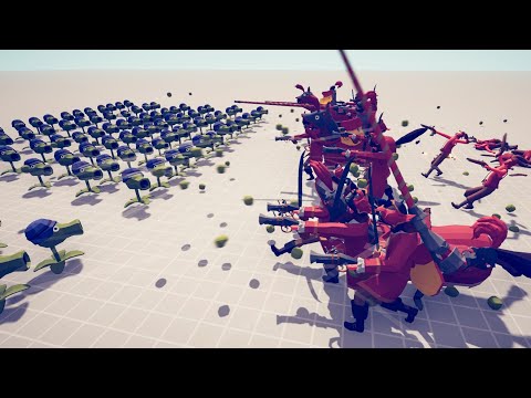 Pea Shooter vs Every Unit - Totally Accurate Battle Simulator TABS