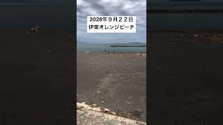 2026年９月２２日伊東オレンジビーチの様子