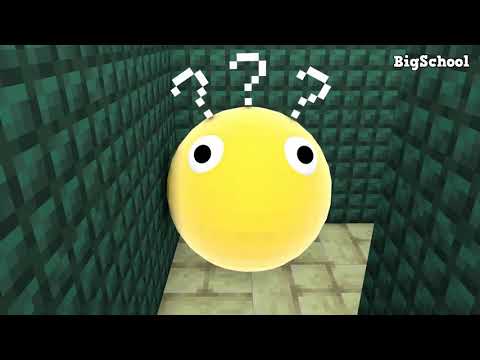 Monster School    Rescue Slime from PACMAN   Funny Minecraft Animation