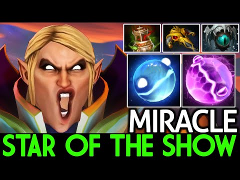 MIRACLE [Invoker] Overpower Combo Star of The Show Dota 2