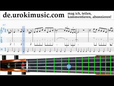 Geige Lernen The Pink Panther - Theme Song Violine Lernen Tabulatur Teil#2 um-i995