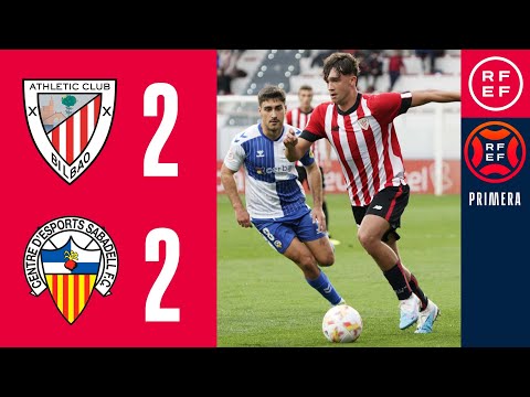 RESUMEN #PrimeraFederación | Athletic Club B 2-2 CE Sabadell FC | Grupo 2 | Jornada 28