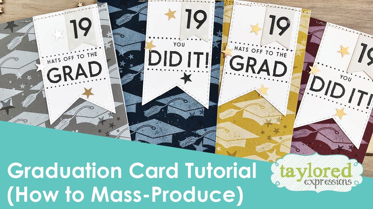 Graduation Card Tutorial (Mass-Produce)