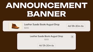 How to Add an Announcement Bar (Promo Banner) to Your Website | Wix Studio Tutorial
