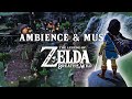 ️ Rainy Night In Hateno Village ️ Zelda Ambience Optional Music
