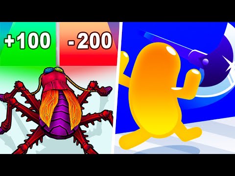 Play High Score in Join Blob Clash 3D, Insect Evolution Run  - Blob Mobile Games Walkthrough