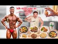 Ich esse 1 Tag lang wie ein Bodybuilding Champion (1. Platz 🥇)