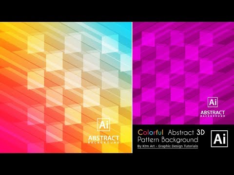 Abstract Background Design in Adobe Illustrator