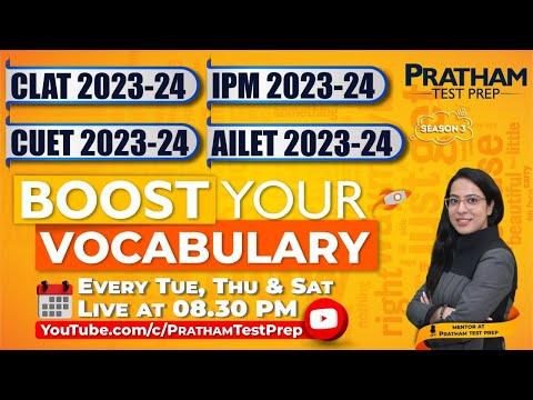 Boost Your Vocabulary | Episode 13 | Pratham Test Prep
