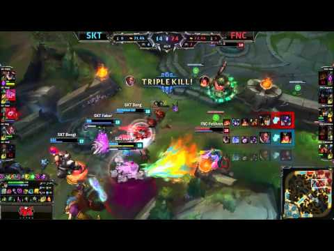SKT Bang Pentakill vs Fnatic - MSI 2015 - League of Legends