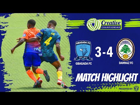 GBAGADA FC VS DANNAZ FC (THE CREATIVE CHAMPIONSHIP LEAGUE) MATCH HIGHLIGHT