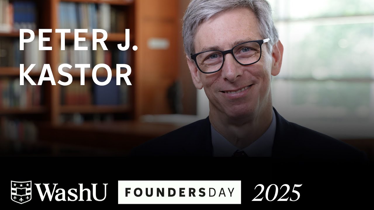 Distinguished Faculty Award: Peter J. Kastor | WashU Founders Day 2025