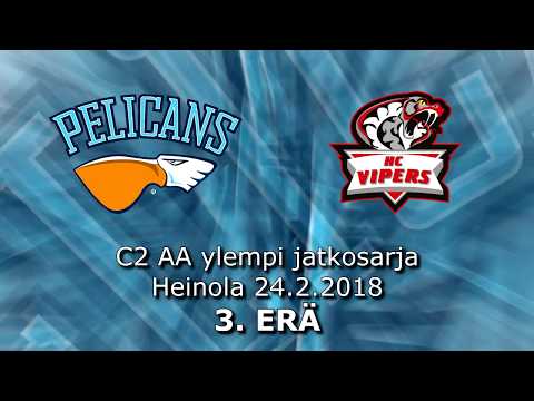 La 24.2.2018 Pelicans C2 Akatemia - Vipers, erä 3