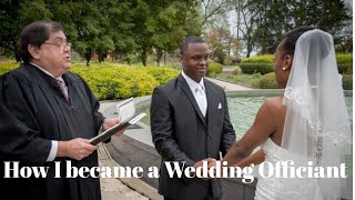 How to Become a Wedding Officiant!!!