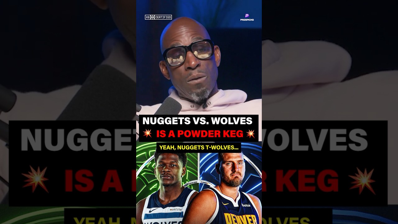 Two superstars. Round one. The temperature is UP 🌡️🔥 #NuggetsWolves #NBA
