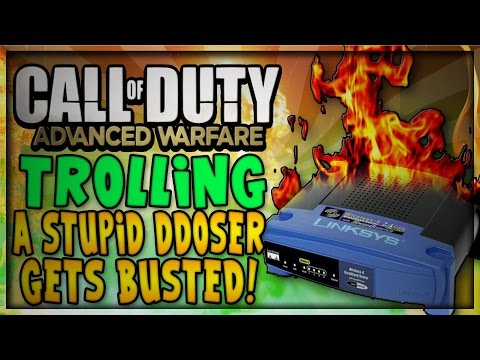 ADVANCED WARFARE - Idiot Kicks Us Offline and then Gets Trolled