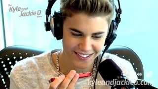 Justin Bieber Answers Phone To Selena Gomez During Interview Exculsive 2013