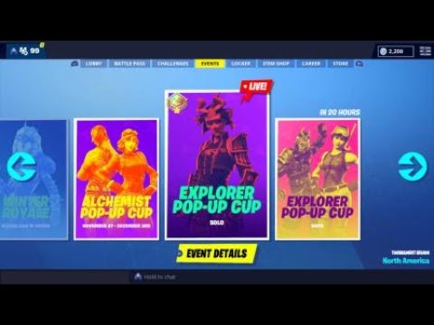 what happens when u get 20 points in explorer pop up cup in fortnite - how to get points in fortnite pop up cup