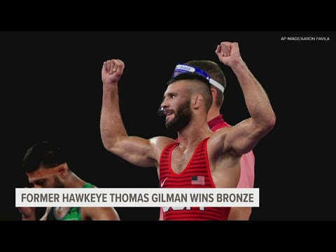 Former Hawkeye Thomas Gilman wins Olympic bronze in wrestling