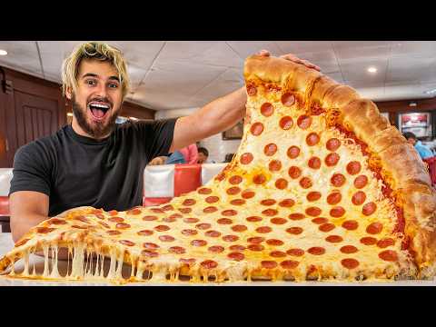 Mănânc Cea Mai Mare Felie de Pizza din Italia