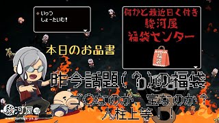 [どっせのいえ]第30回 開封の儀　果たして闇袋か？　駿河屋福袋センター　FC福袋×10本　0628