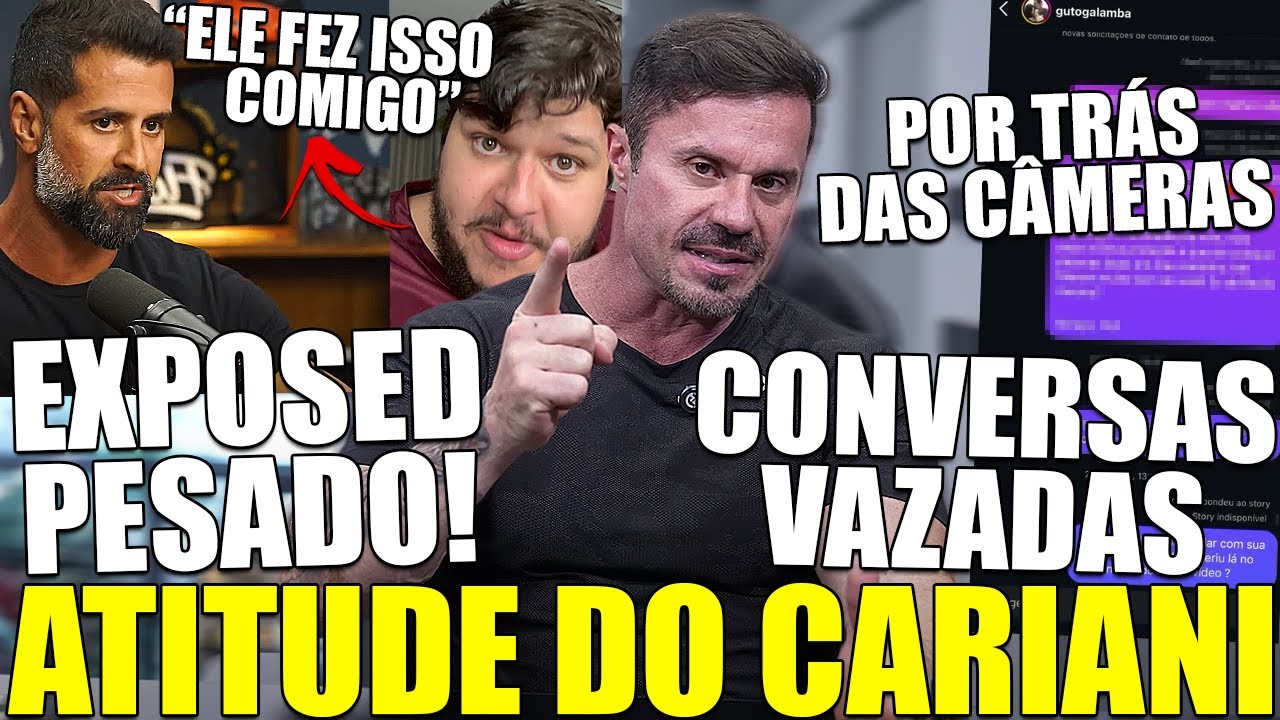 TRETA! CARIANI EXPÕE GUTO GALAMBA E CLIMA ESQUENTA! CONVERSAS SÃO EXPOSTAS PELO MAMUTE E MAIS