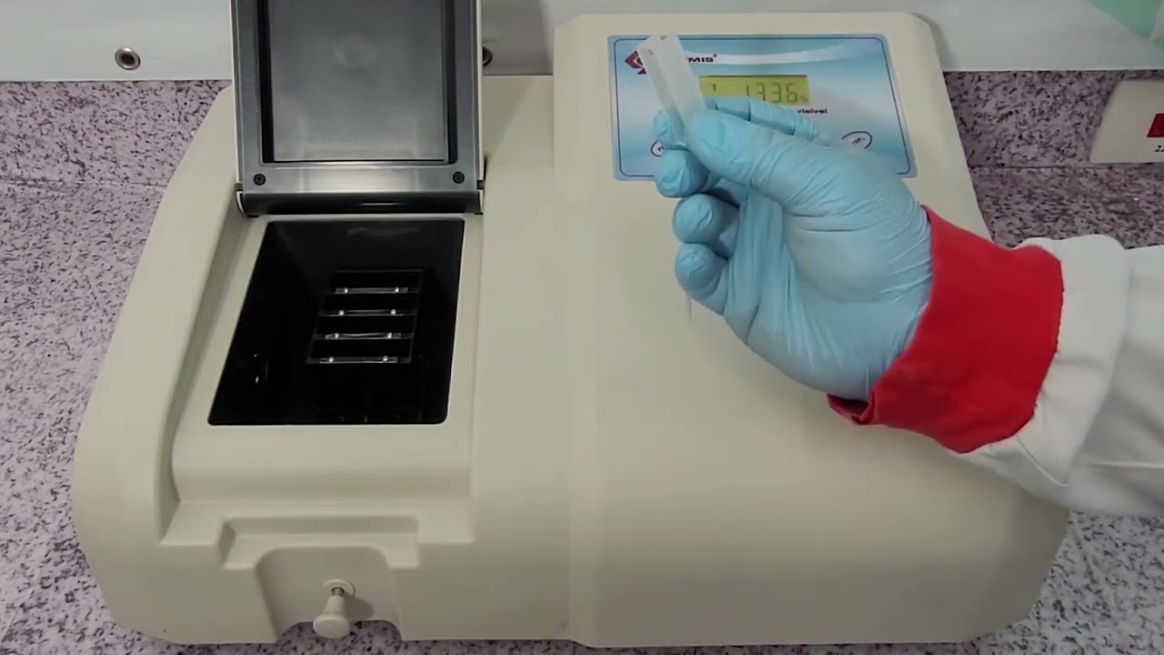 Espectrofotômetro visível digital Q898DPT