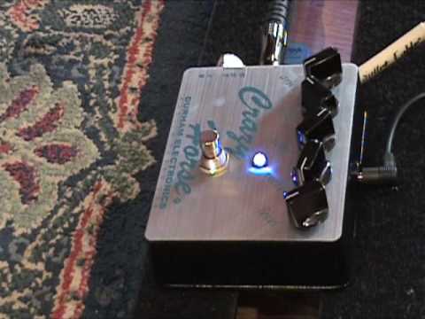 Durham Electronics CRAZY HORSE guitar effects pedal demo w Gibson Les Paul & Blues Jr amp