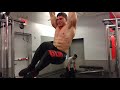 Reverse fly's into hanging leg raises