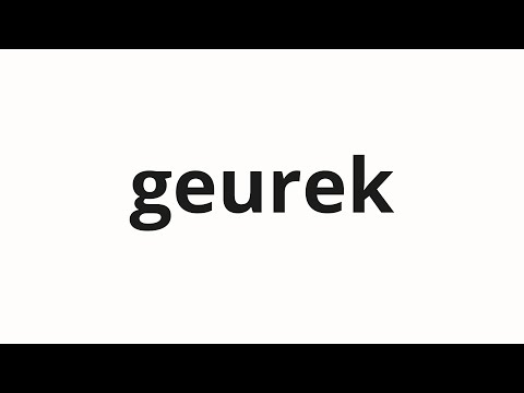 How to pronounce geurek | 그렉 (Greg in Korean)