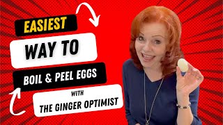 Easiest Way Ever to Boil & Peel Eggs #boiledegg #easypeelhardboiledeggs #boilpeeleggs